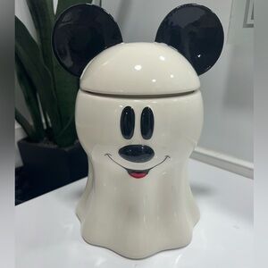 Mickey Mouse Ghost Cookie Jar 10” Disney Halloween Rare Decoration Canister
